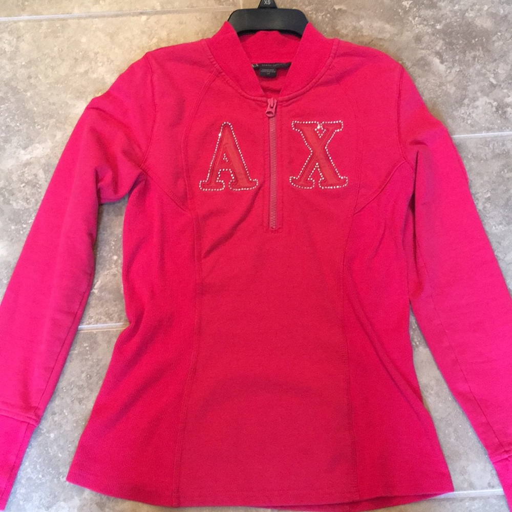 Armani Exchange Rhinestone Sweatshirt